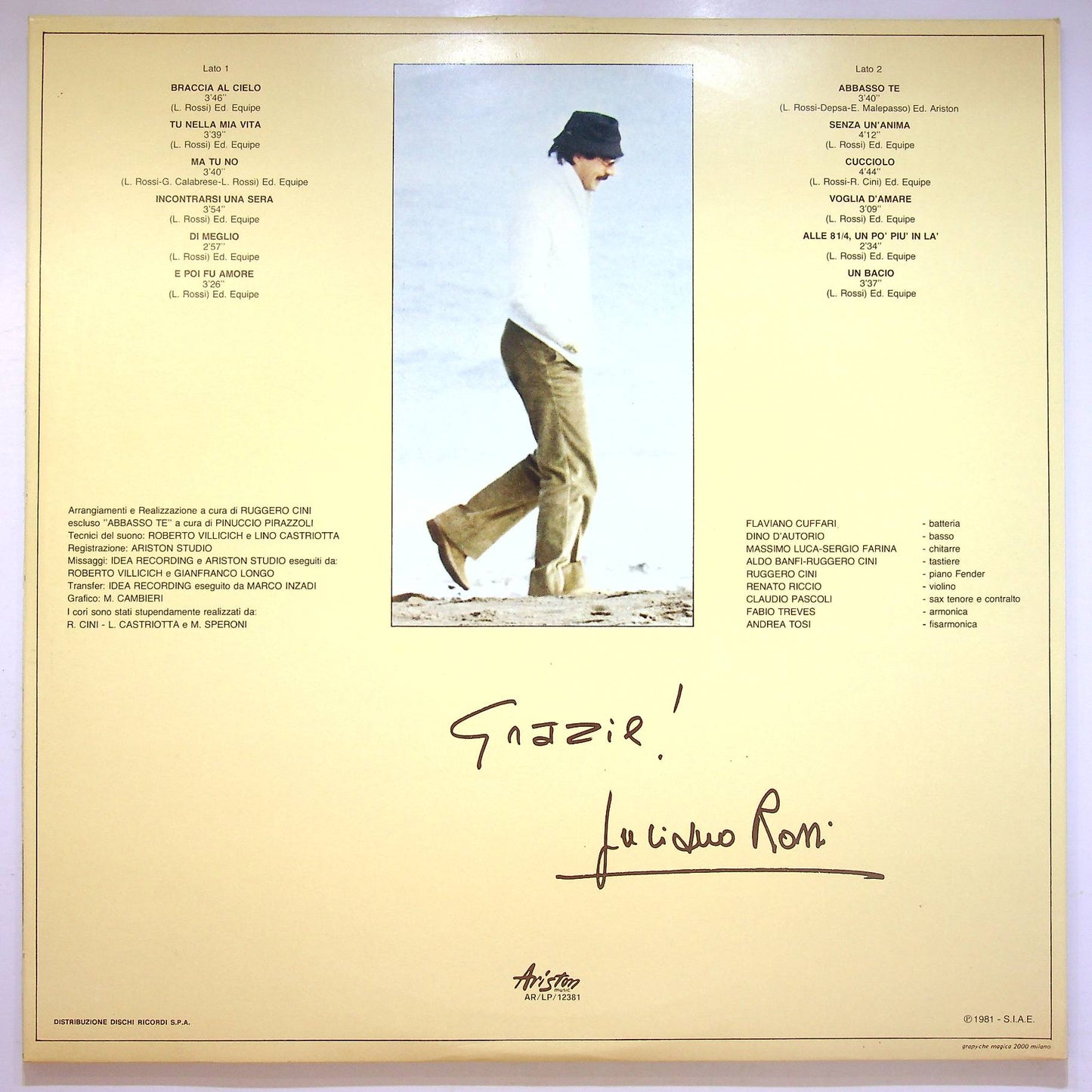 EBOND Luciano Rossi - Luciano Rossi Vinile V068101