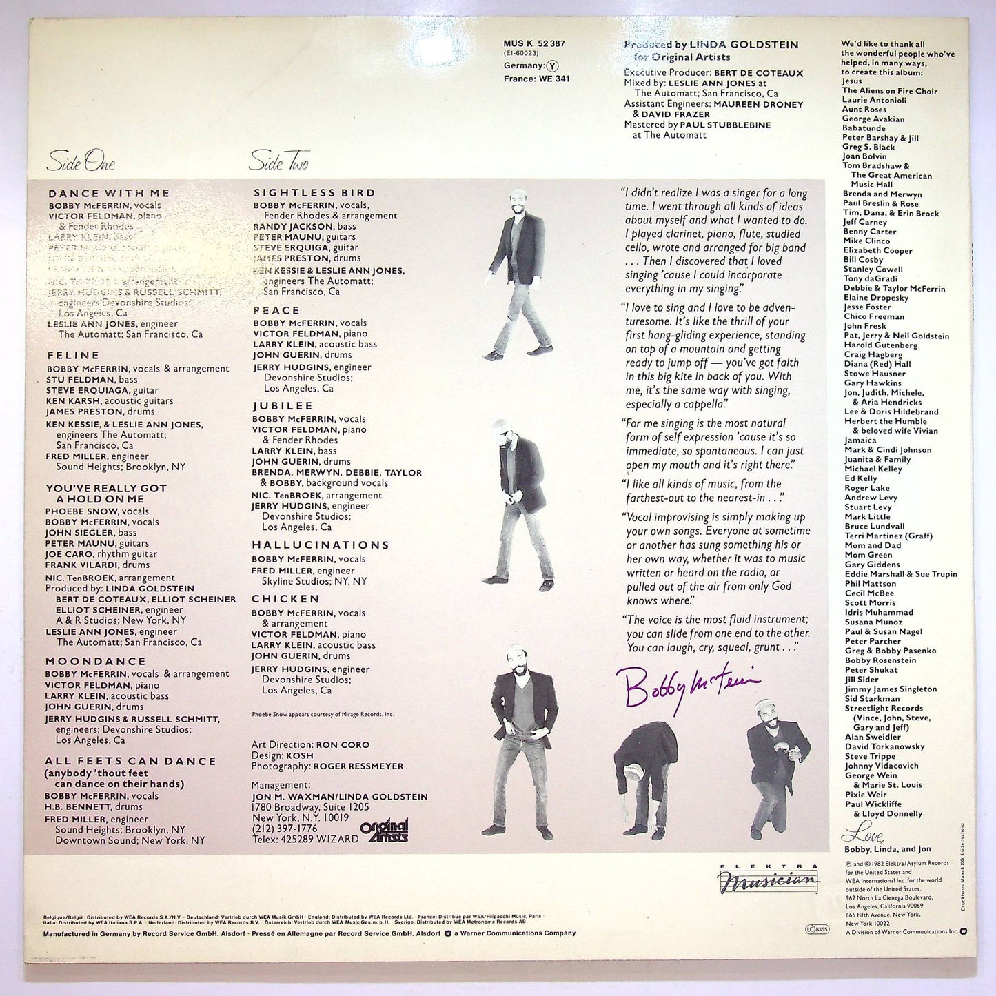 EBOND Bobby McFerrin - Bobby McFerrin Vinile V068105