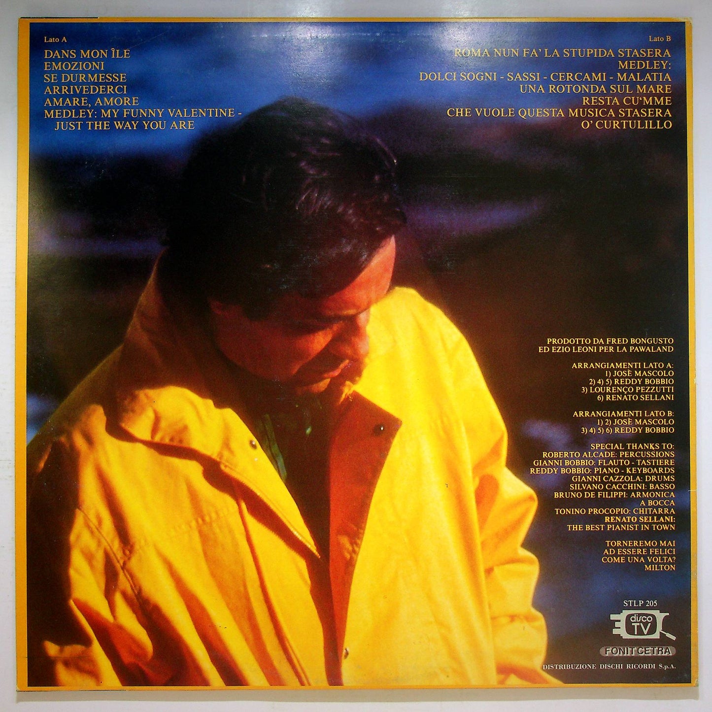 EBOND Fred Bongusto - Paradiso Perduto Vinile V068110