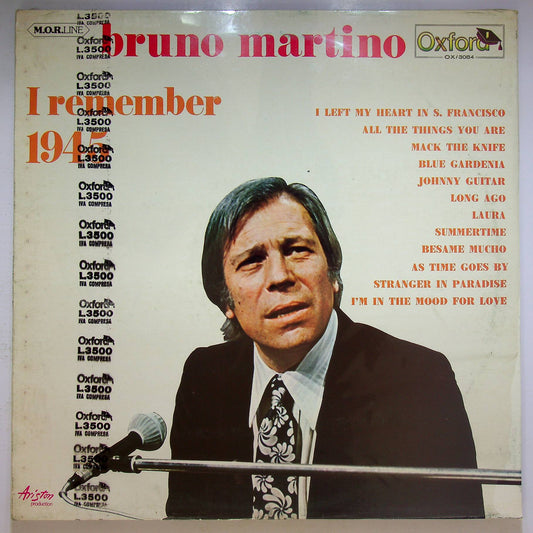 EBOND Bruno Martino - I Remember 1945 Vinile V068113