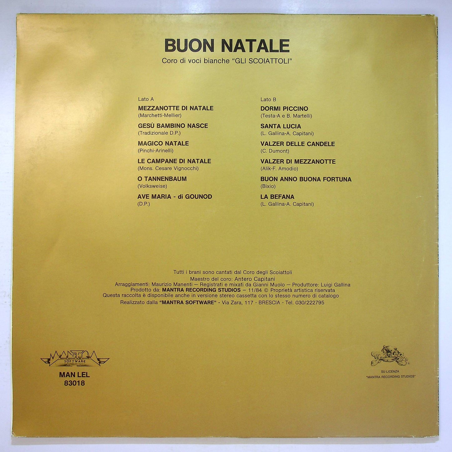 EBOND Coro Gli Scoiattoli - Buon Natale Vinile V068118