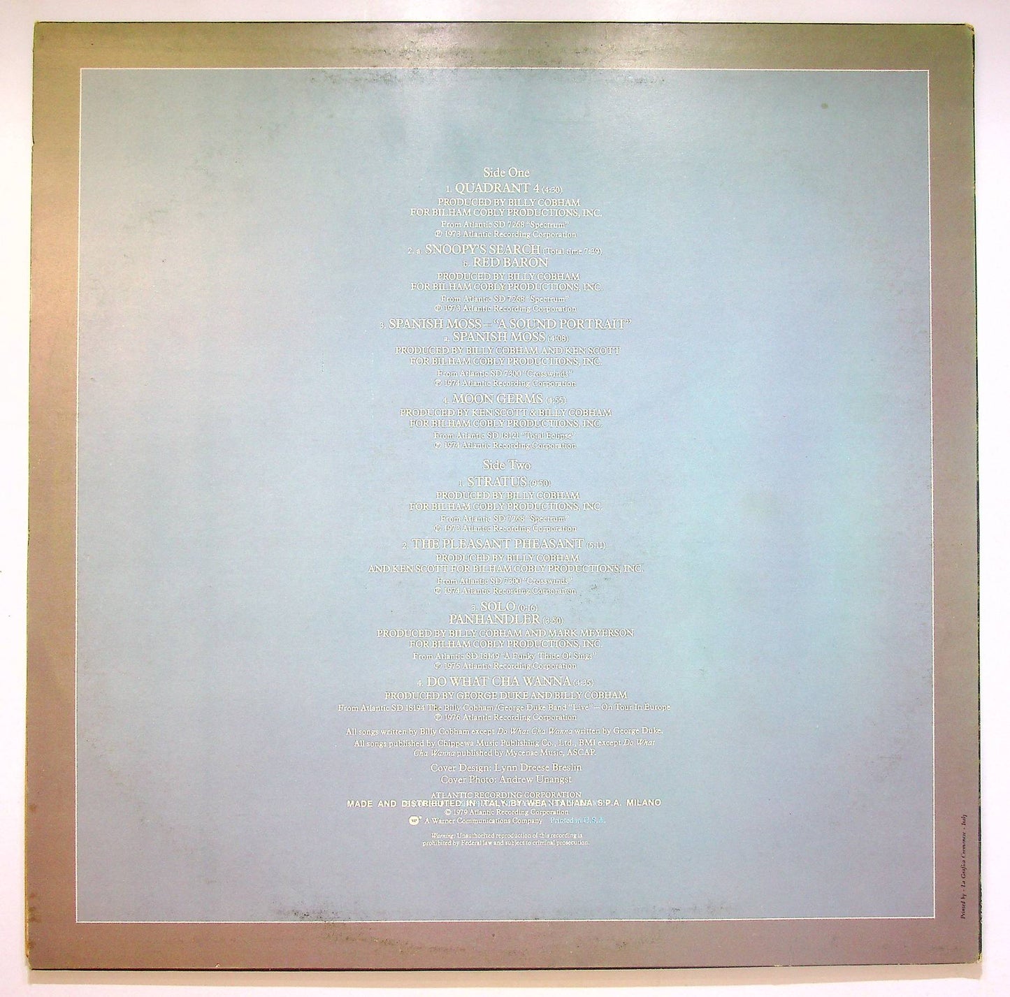 EBOND Billy Cobham - The Best Of Billy Cobham Vinile V068141