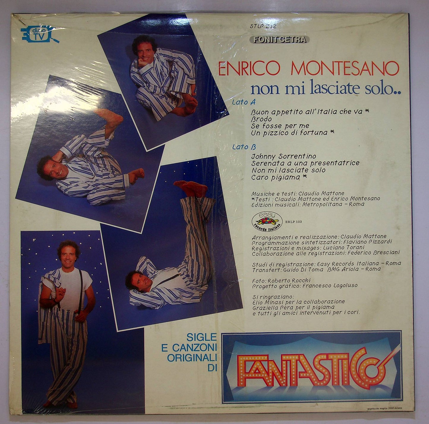 EBOND Enrico Montesano - Non Mi Lasciate Solo Vinile V069025