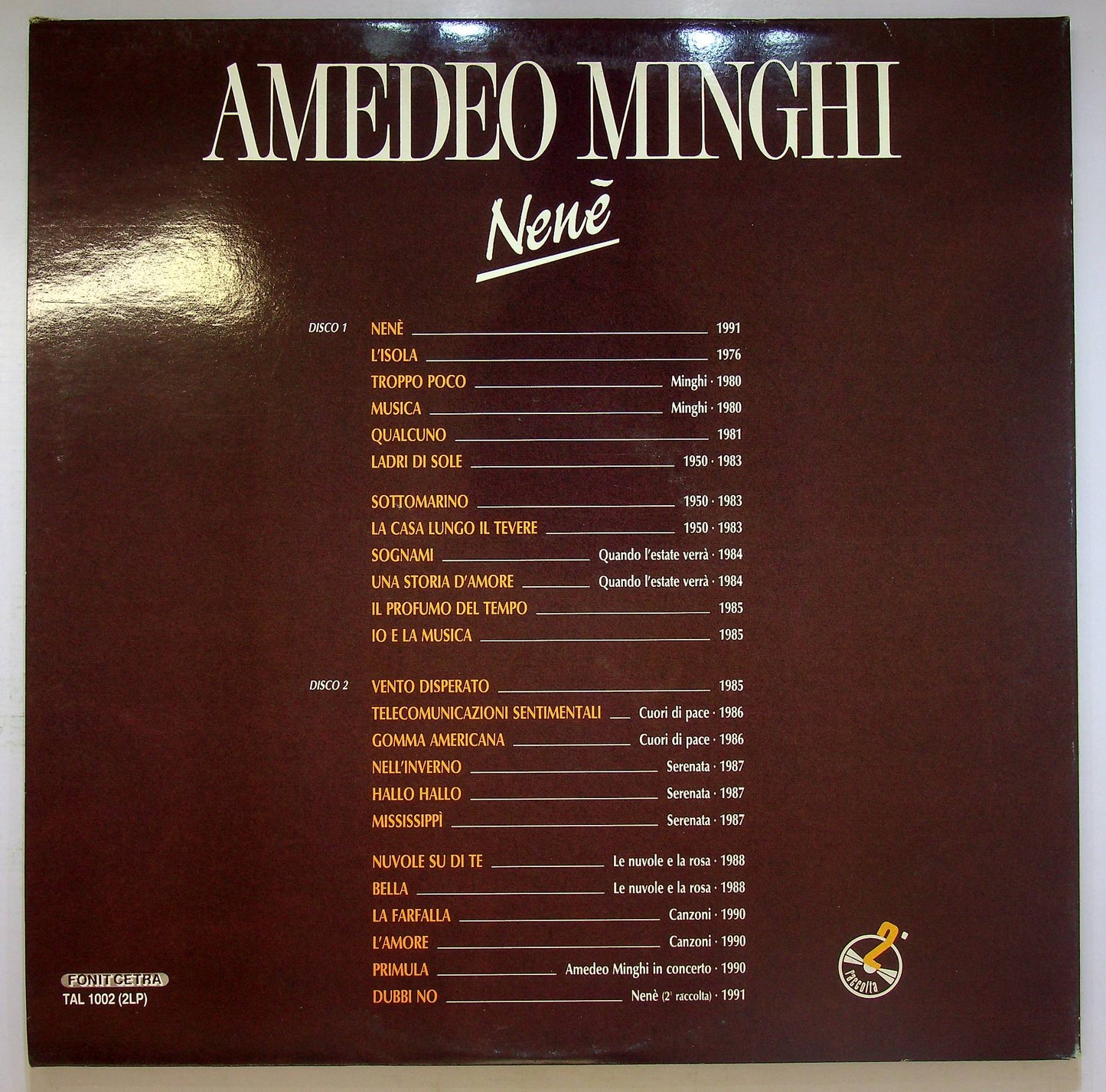 EBOND Amedeo Minghi - Nene Vinile V069028