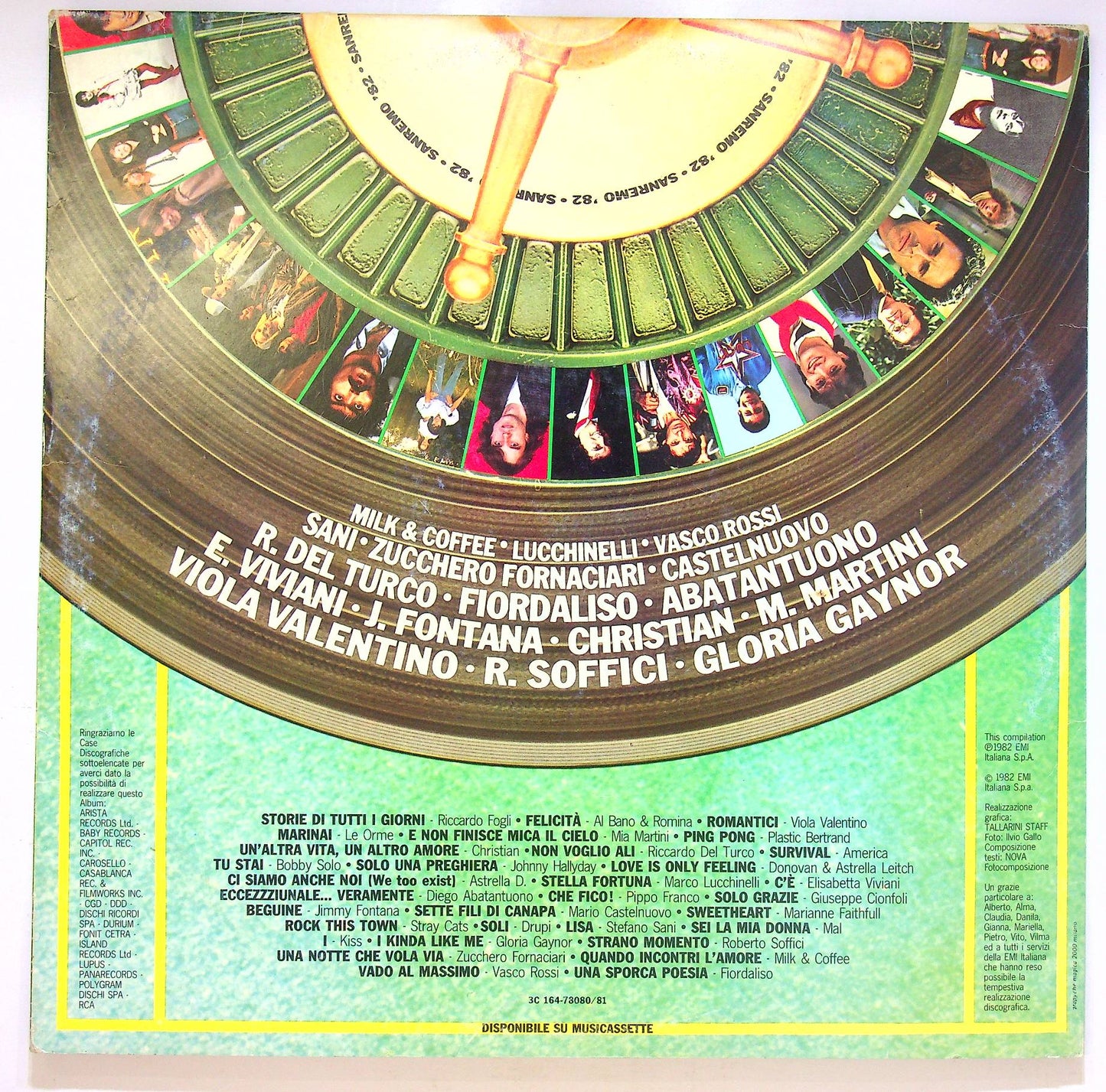 EBOND Various - Tuttosanremo 1982 Vinile V069037