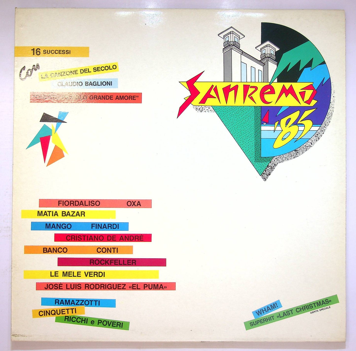EBOND Various - Sanremo '85 Vinile V069038