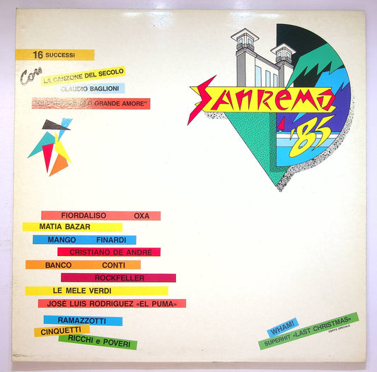 EBOND Various - Sanremo '85 Vinile V069038