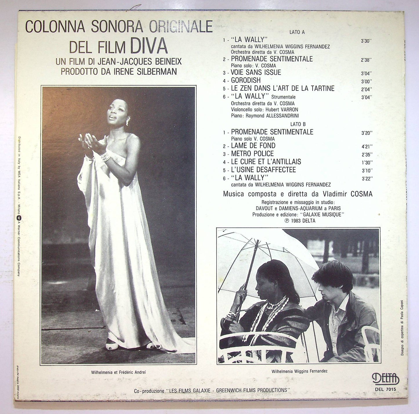 EBOND Vladimir Cosma - Diva Vinile V069059