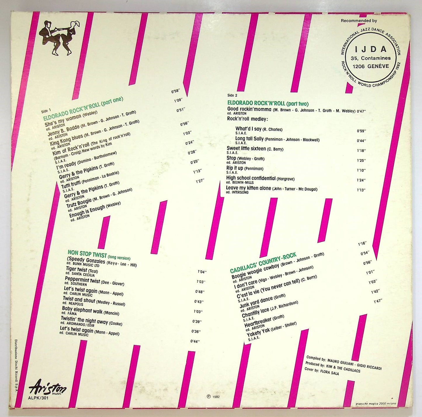 EBOND Kim & The Cadillacs - Cadillacs' Eldorado Dance Vinile V069104