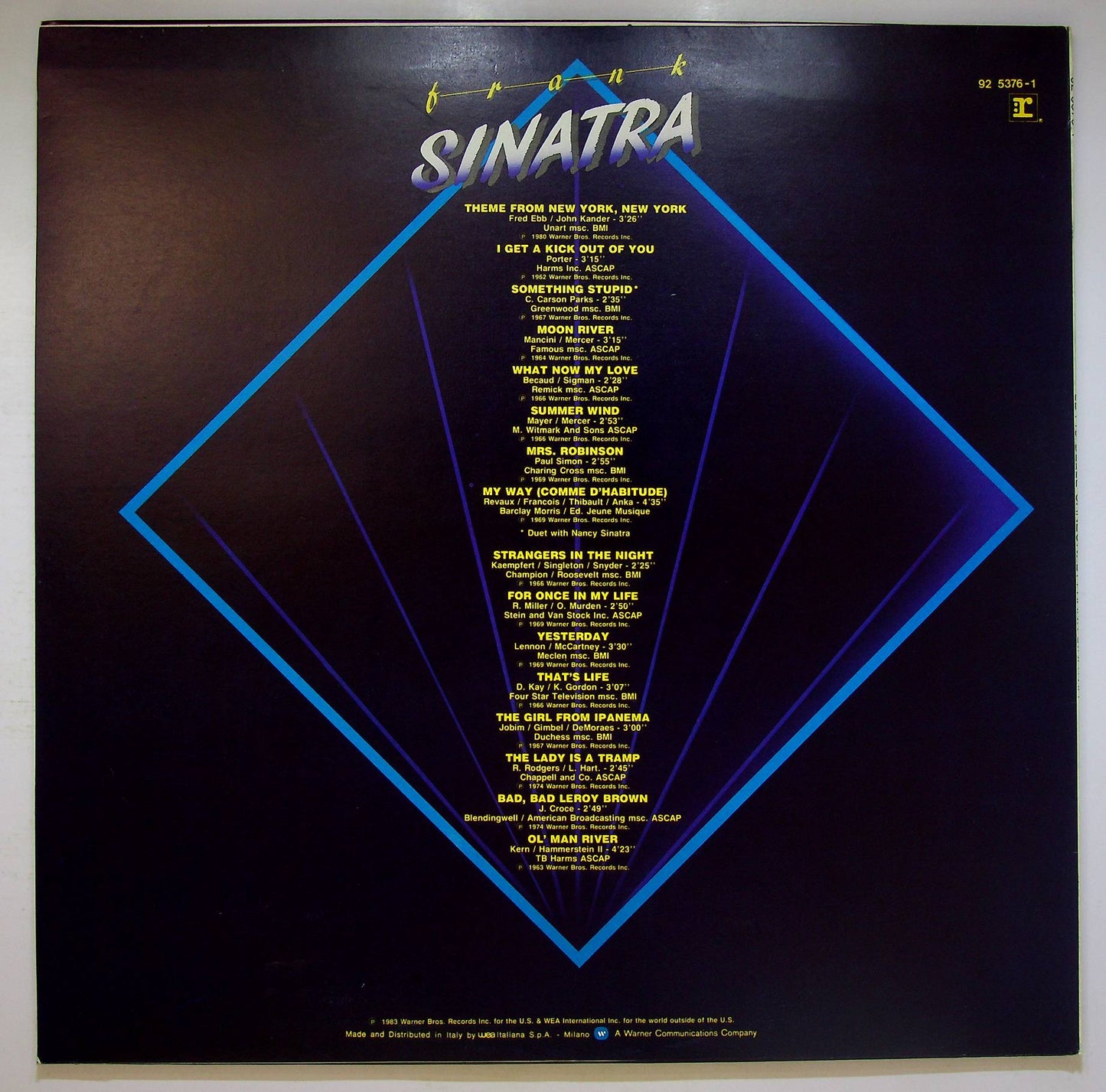 EBOND Le Piu Belle Canzoni Di Frank Sinatra Vinile V069118