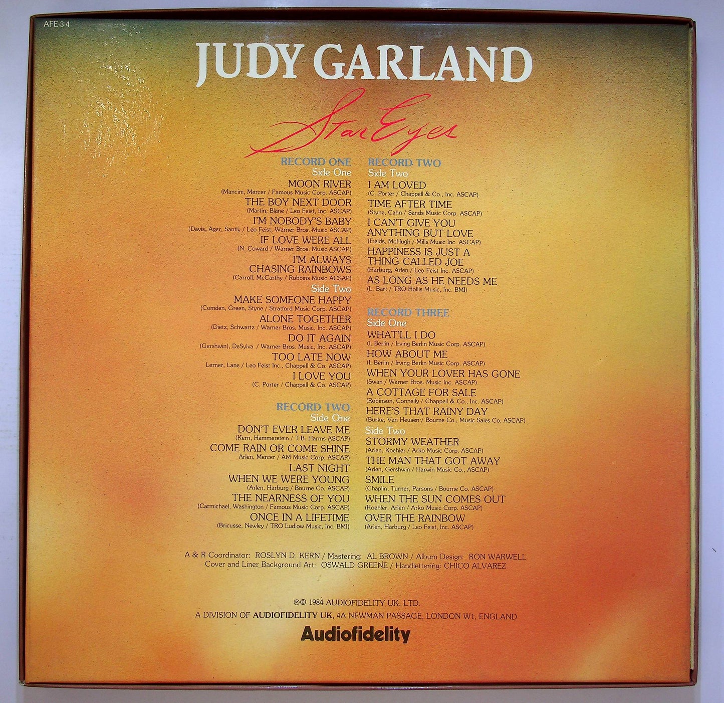 EBOND Judy Garland - Star Eyes Vinile V069126