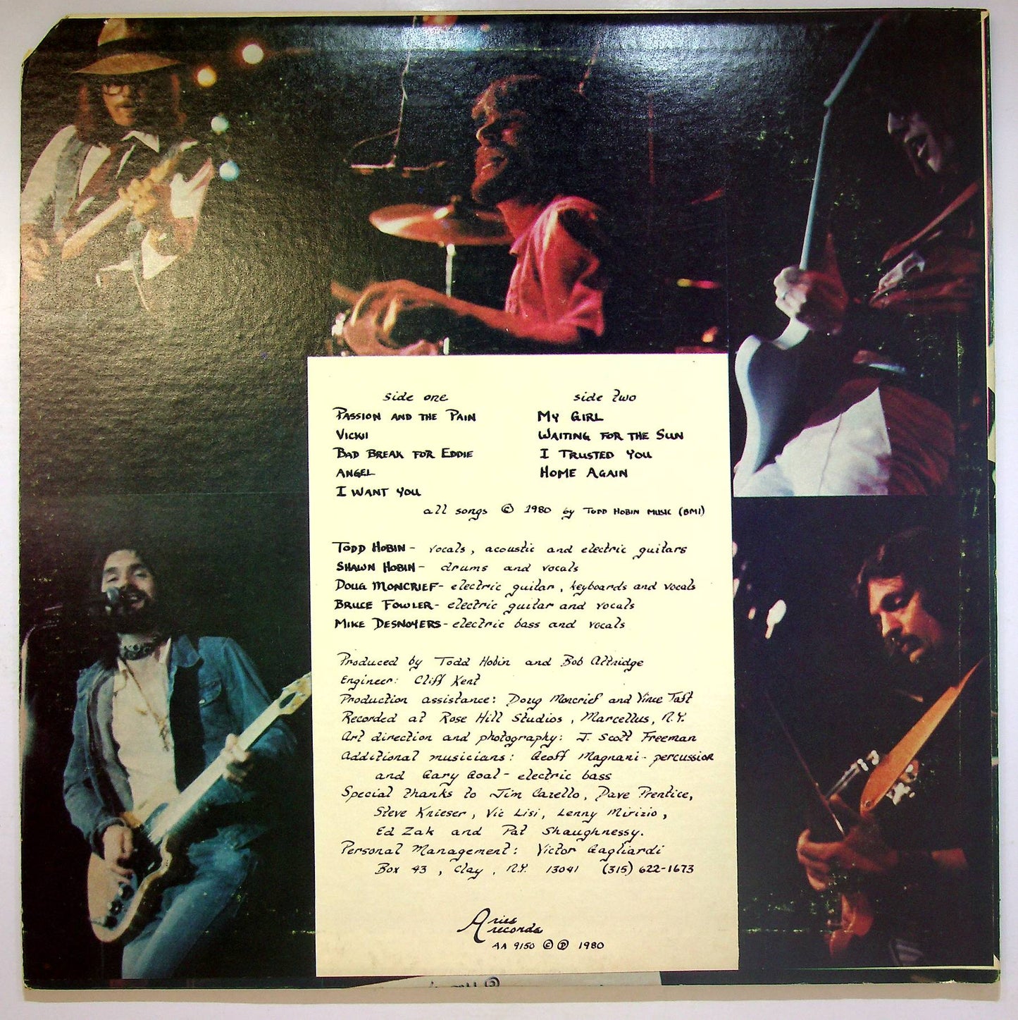 EBOND Todd Hobin Band - Passion And The Pain Vinile V070033