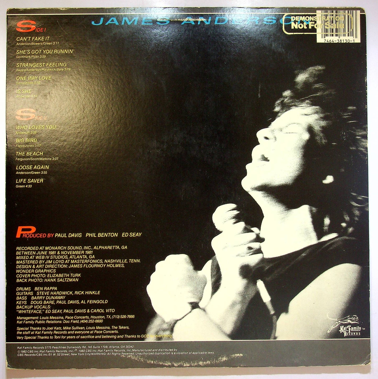 EBOND James Anderson - Strangest Feeling Vinile V070036