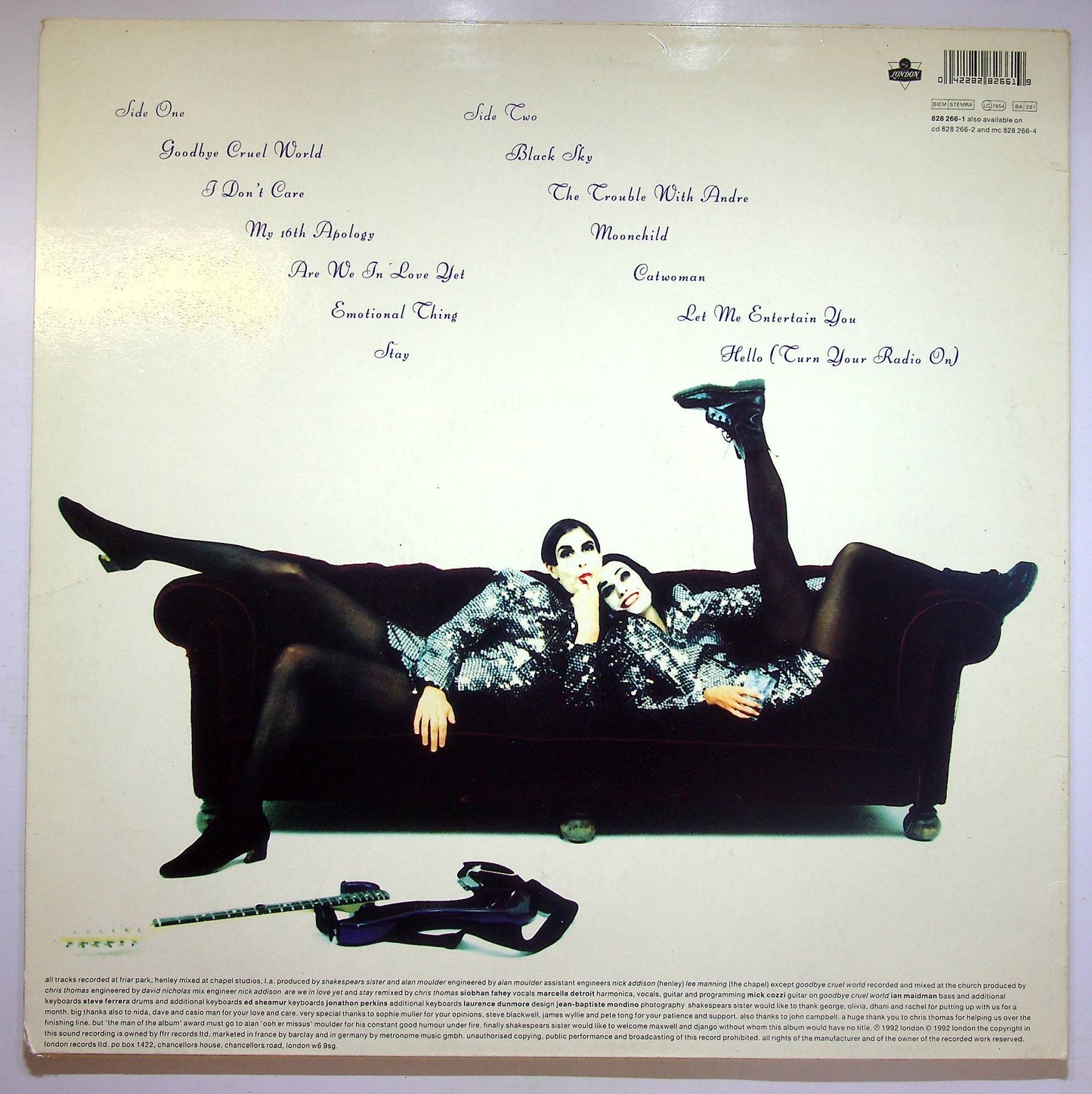 EBOND Shakespears Sister - Hormonally Yours Vinile V070047