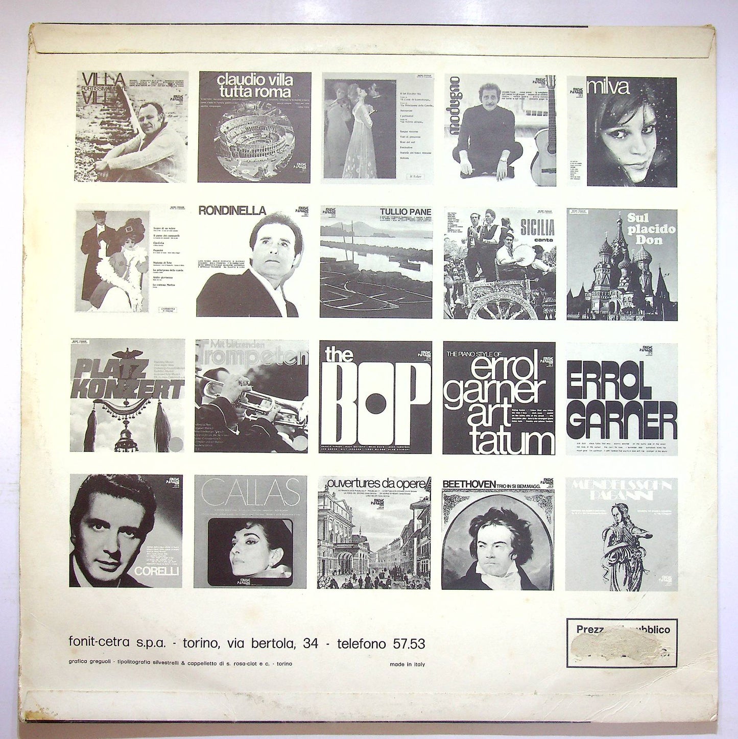 EBOND Milva - Milva Vinile V070065