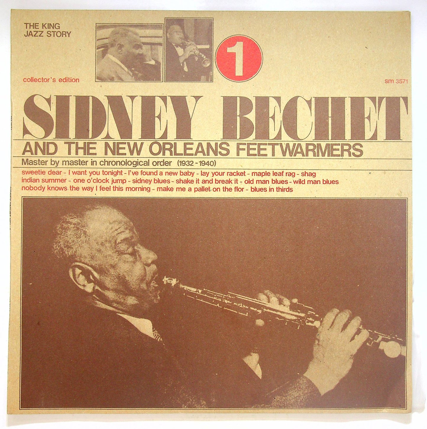 EBOND Sidney Bechet And The New Orleans Feetwarmers Vol 1 Vinile V070085
