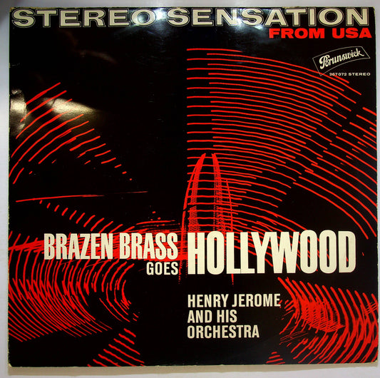 EBOND Henry Jerome - Brazen Brass Goes Hollywood Vinile V071108