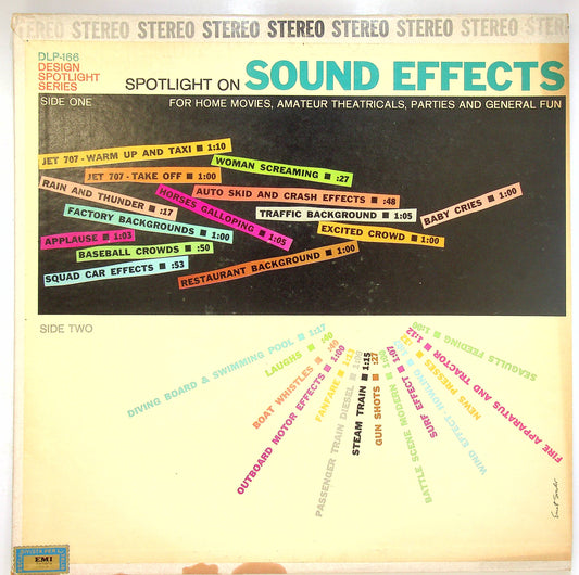 EBOND No Artist - Spotlight On Sound Effects Vinile V072030