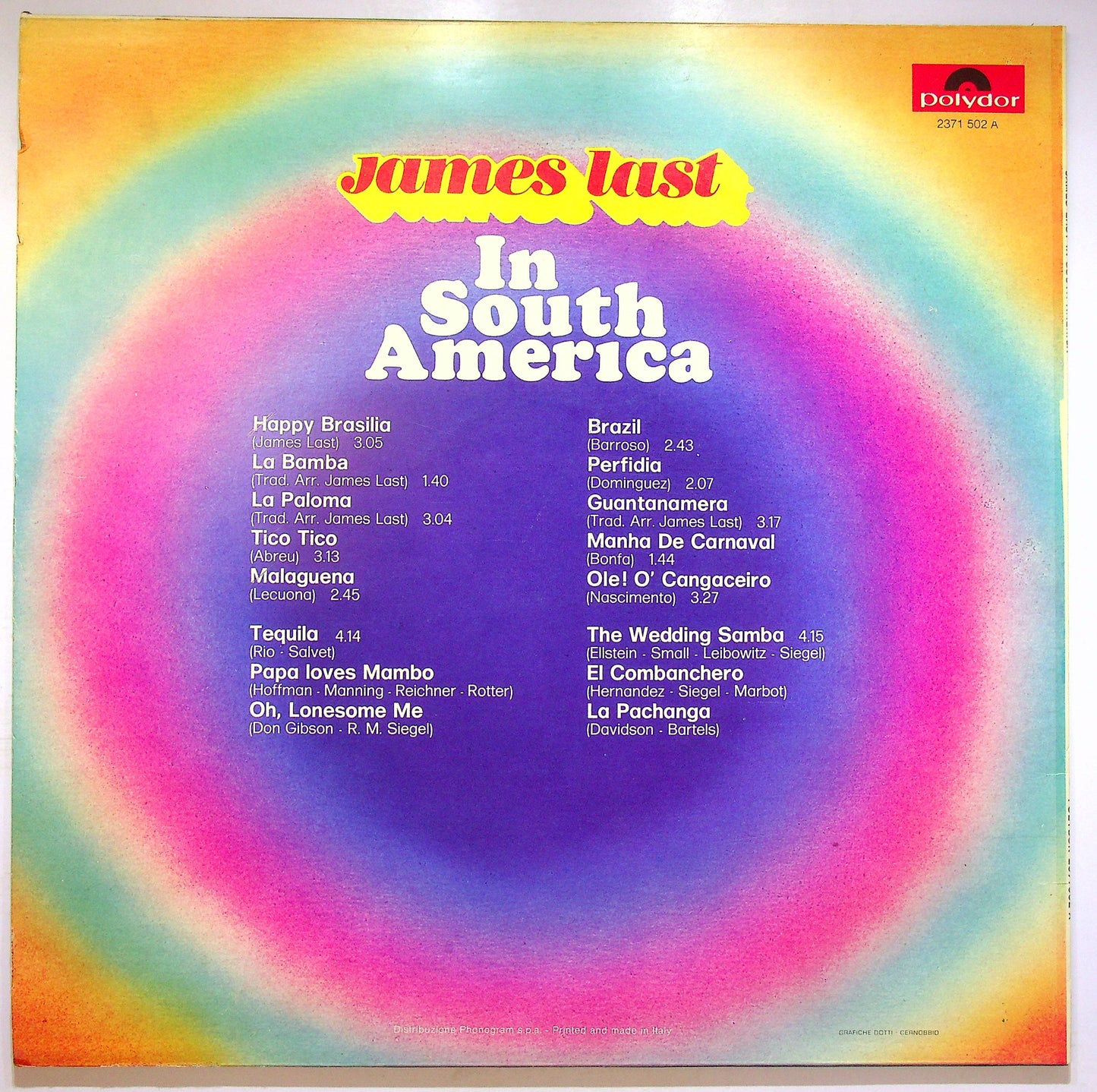 EBOND James Last - In South America Vinile V072046