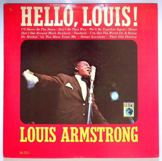EBOND Louis Armstrong - Hello, Louis! Vinile V072095
