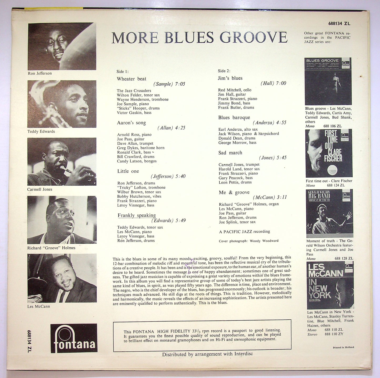 EBOND Various - More Blues Groove Vinile V072131