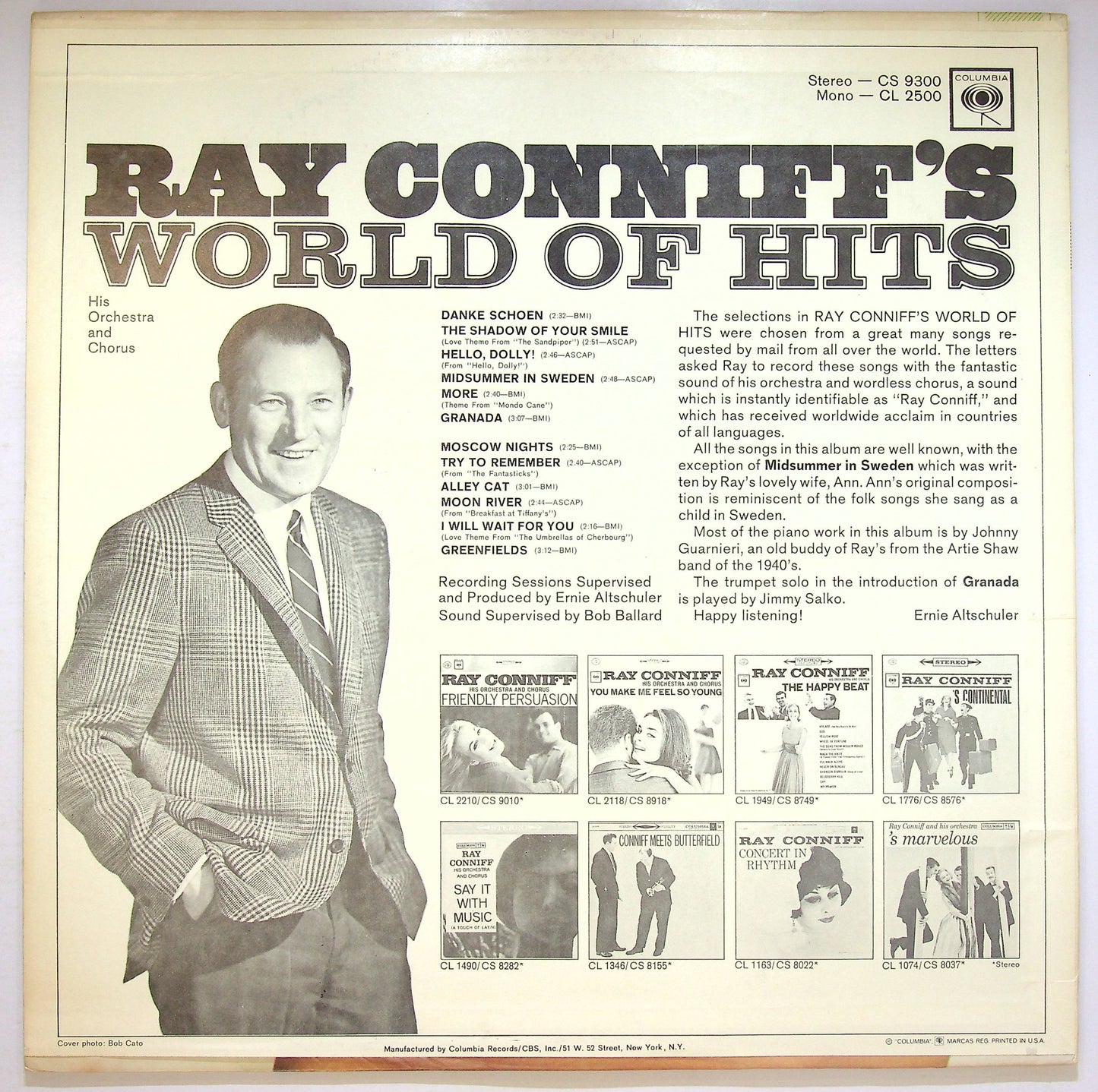 EBOND Ray Conniff's World Of Hits Vinile V072139