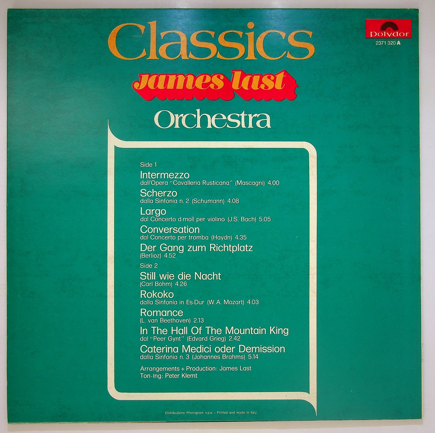 EBOND James Last Orchestra - Classics Vinile V073019