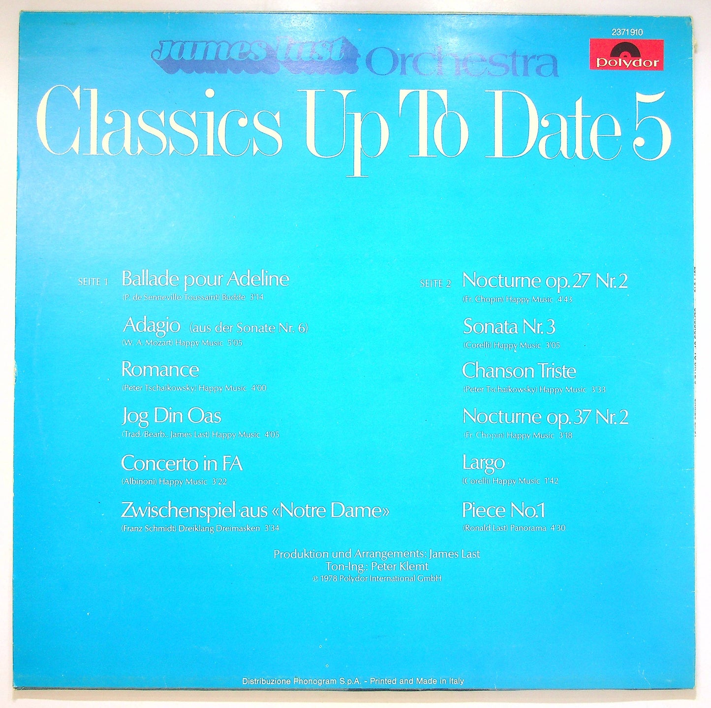 EBOND James Last Orchestra - Classics Up To Date Vol. 5 Vinile V073022