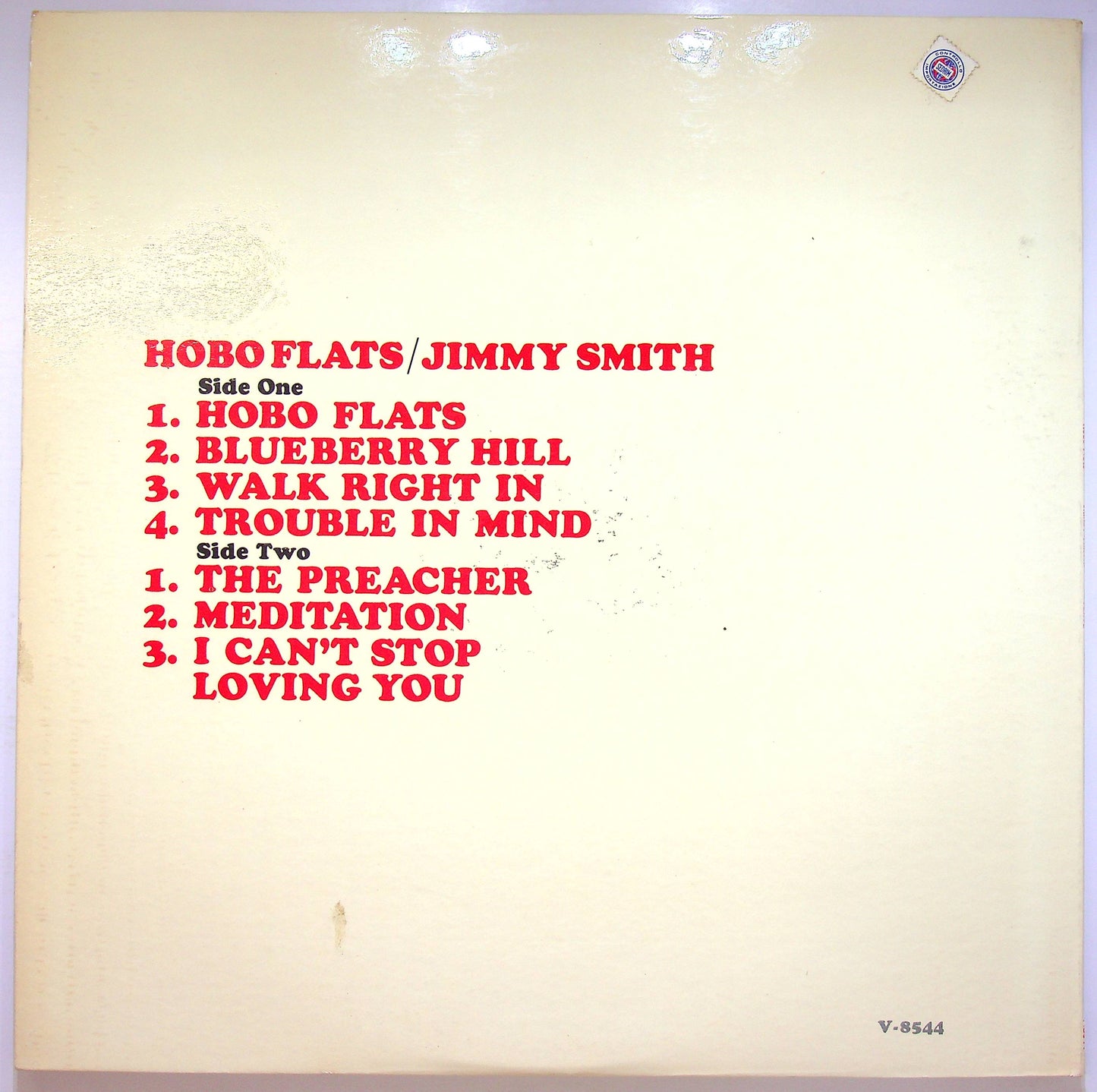 EBOND Jimmy Smith - Hobo Flats Vinile V073045