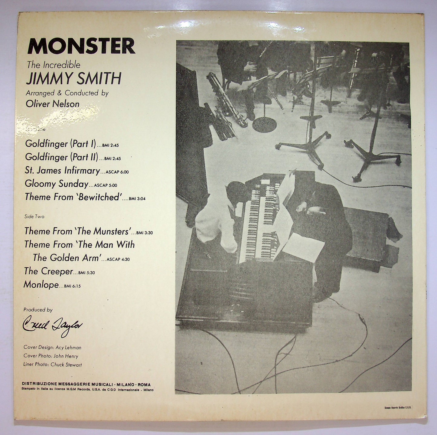 EBOND The Incredible Jimmy Smith - Monster Vinile V073047