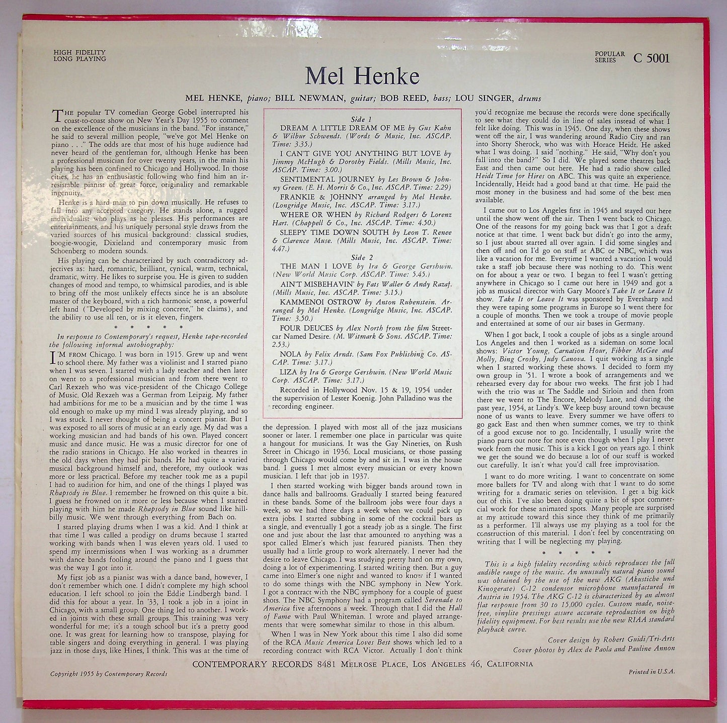 EBOND Mel Henke - Dig Vinile V073048