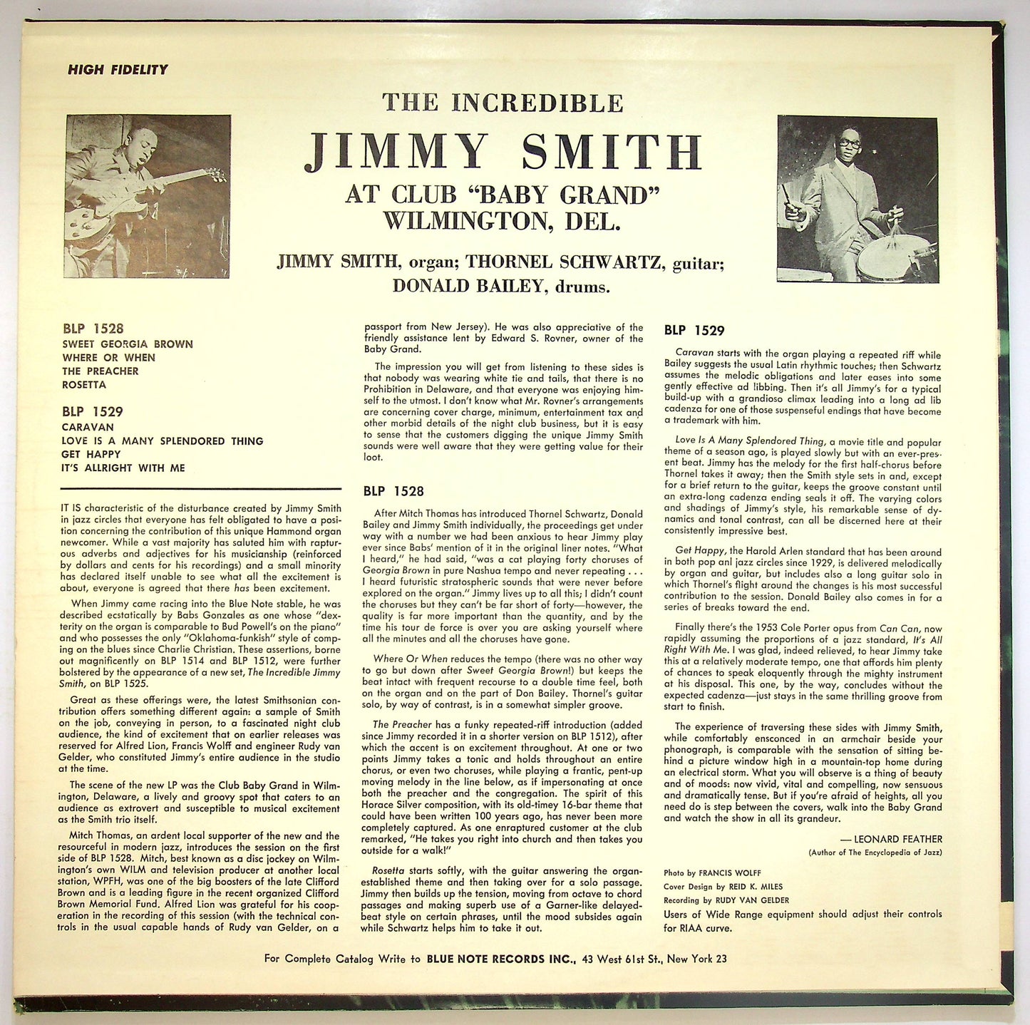 EBOND Jimmy Smith - At Club ''Baby Grand'' Wilmington Volume 2 Vinile V073052