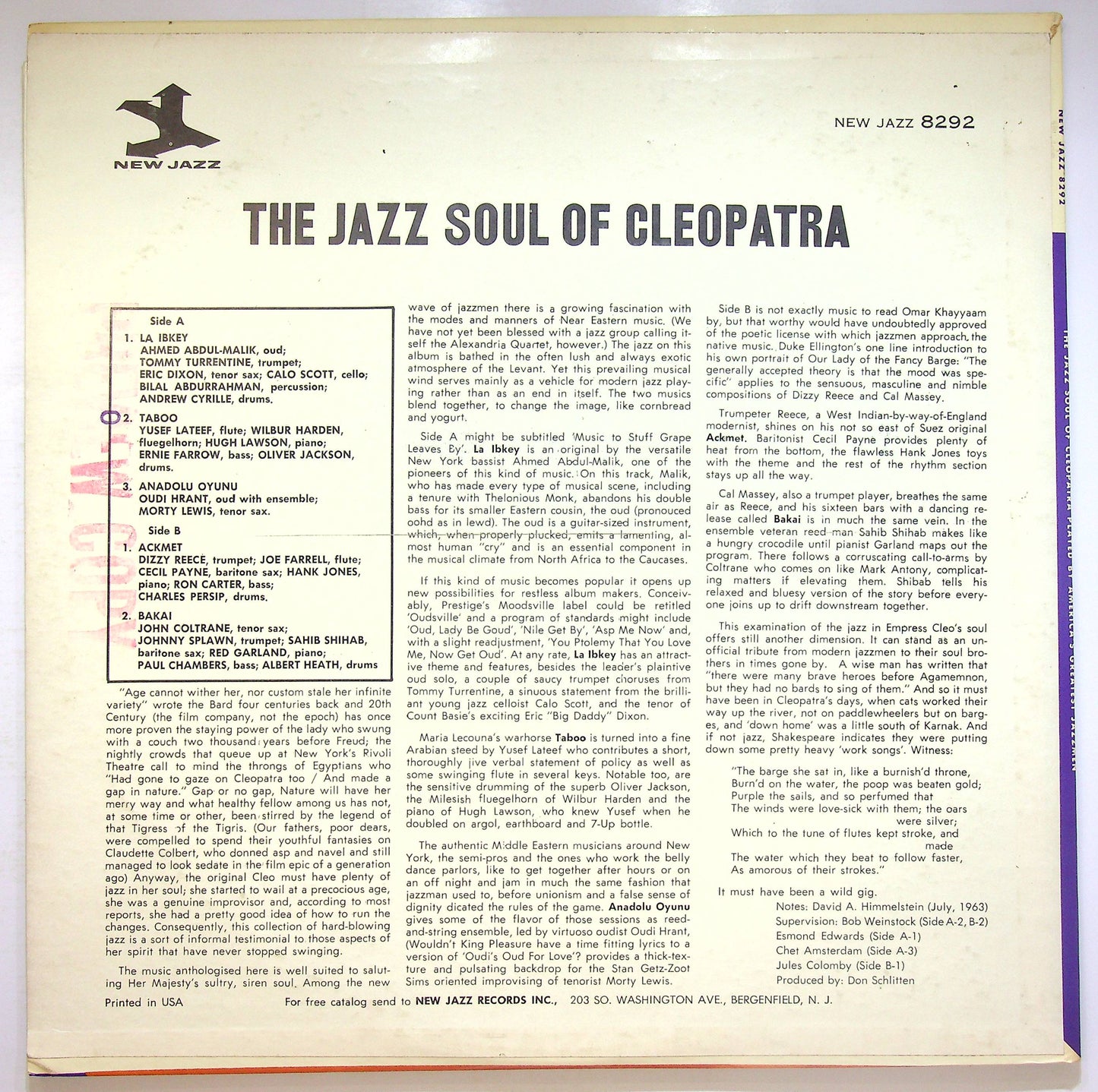 EBOND Various - The Jazz Soul Of Cleopatra Vinile V073065
