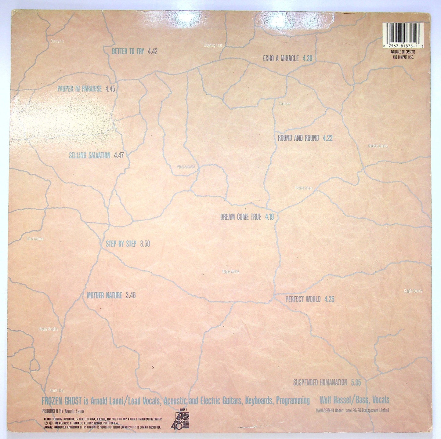 EBOND Frozen Ghost - Nice Place To Visit Vinile V073075
