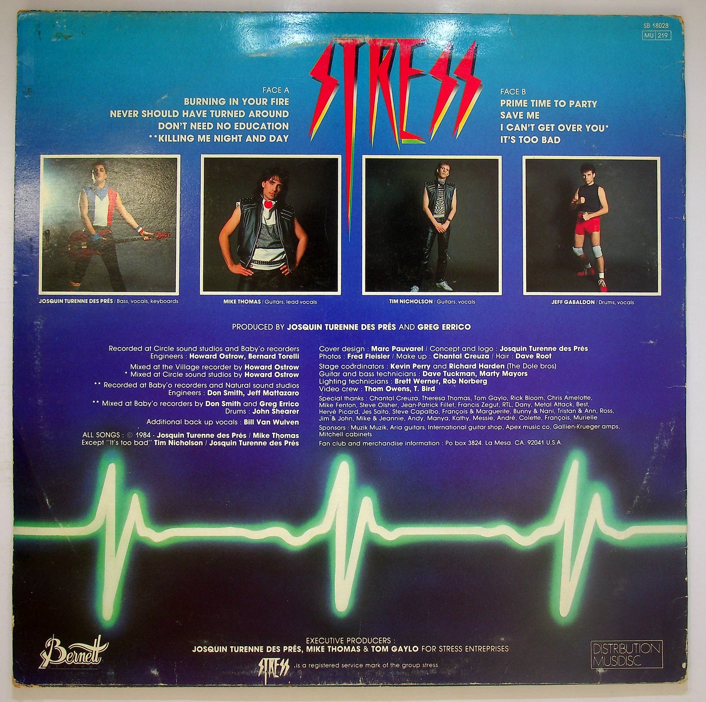 EBOND Stress - Killing Me Night And Day Vinile V073079
