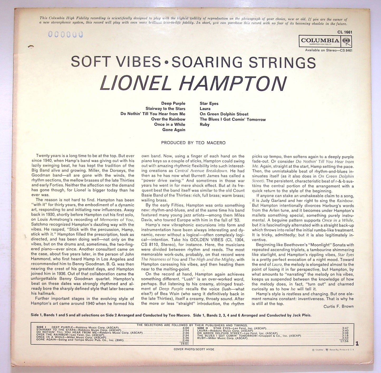 EBOND Lionel Hampton - Soft Vibes Soaring Strings Vinile V073145