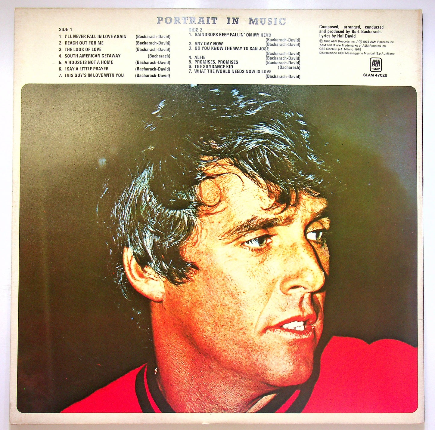 EBOND Burt Bacharach - Portrait In Music Vinile V074013