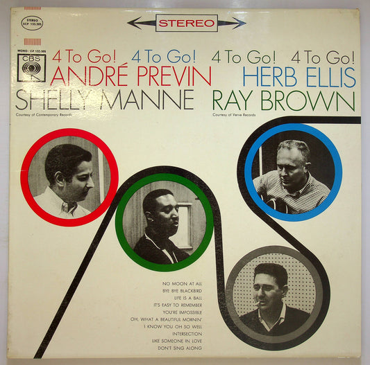 EBOND Andre Previn / Herb Ellis / Shelly Manne - 4 To Go! Vinile V074055