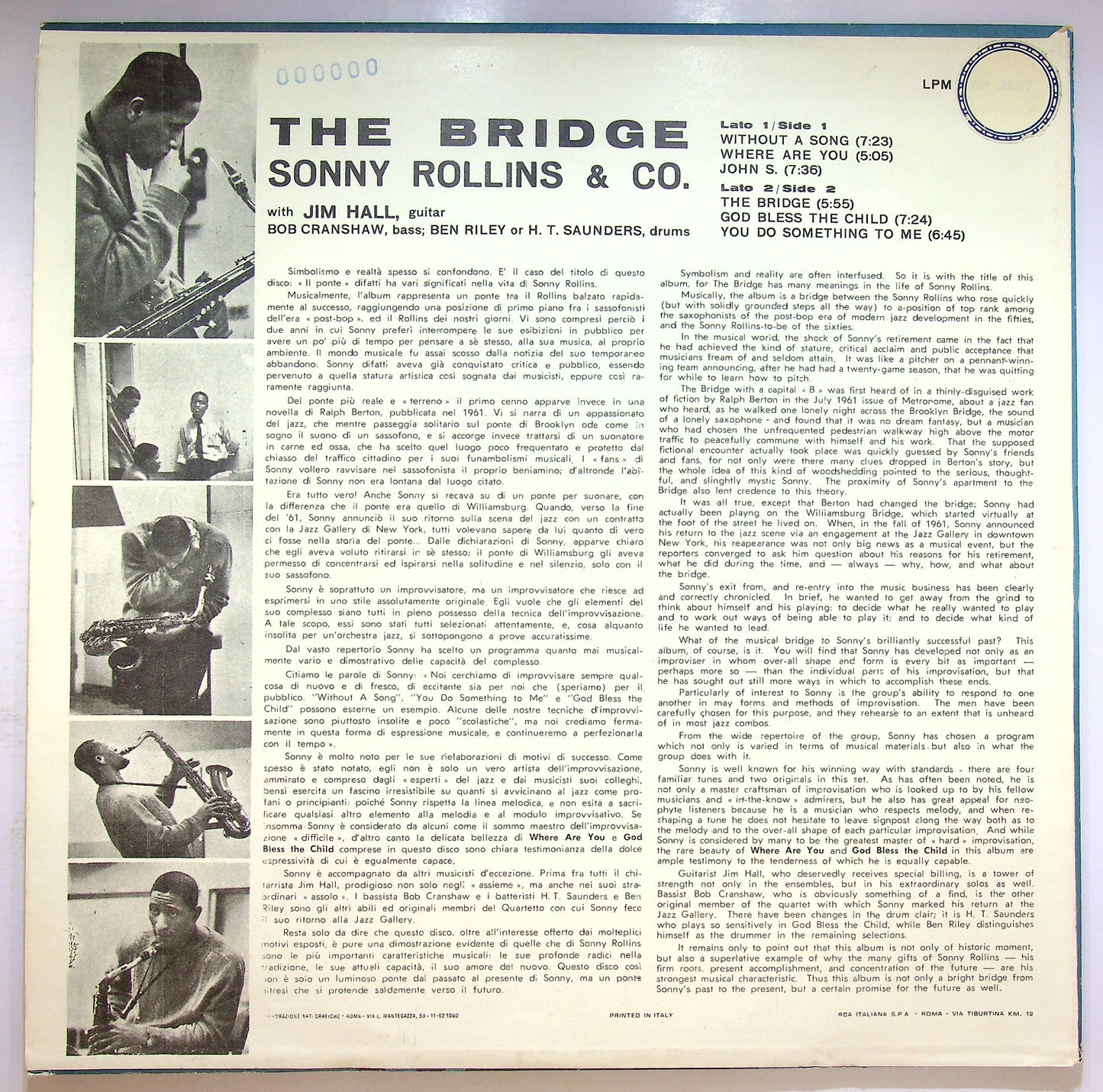 EBOND Sonny Rollins - The Bridge Vinile V074064