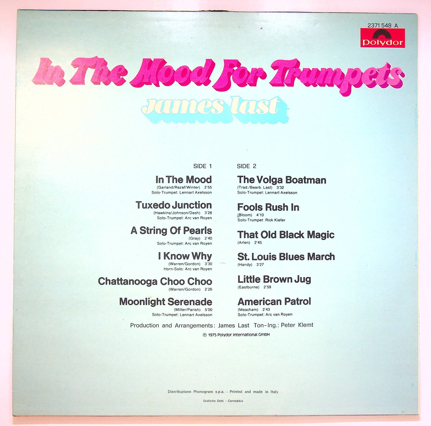 EBOND James Last - In The Mood For Trumpets Vinile V074102
