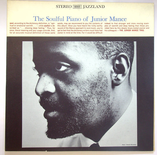 EBOND Junior Mance - The Soulful Piano Of Junior Mance Vinile V074132