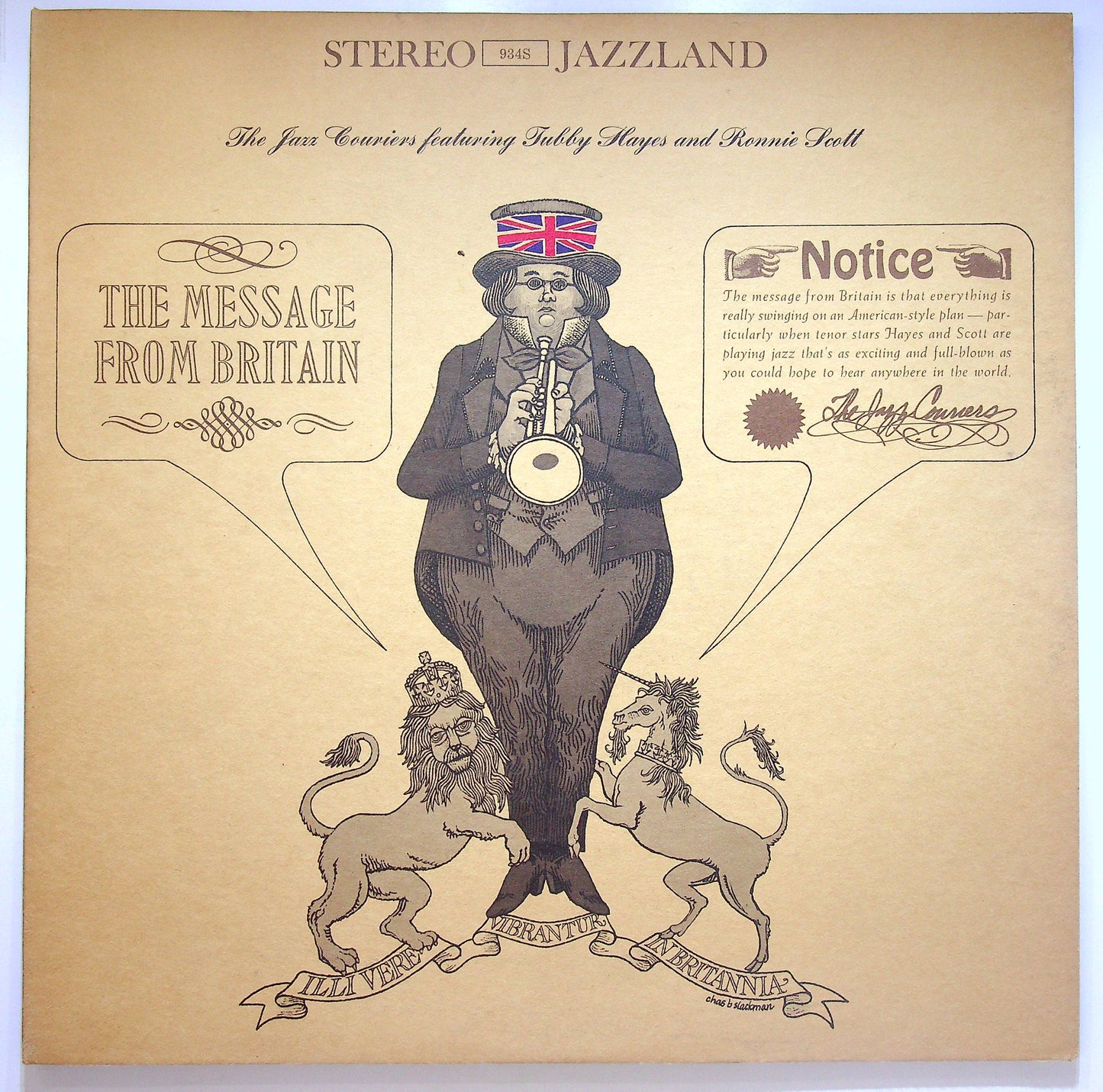 EBOND The Jazz Couriers - The Message From Britain Vinile V074141