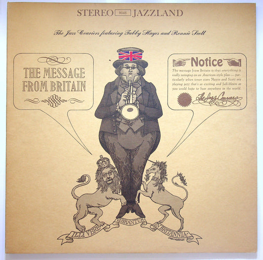 EBOND The Jazz Couriers - The Message From Britain Vinile V074141