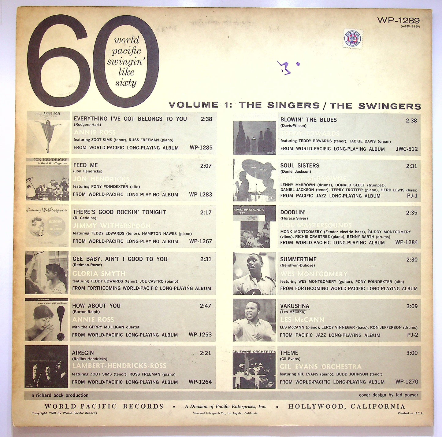 EBOND Various - The Singers / The Swingers Vinile V074142