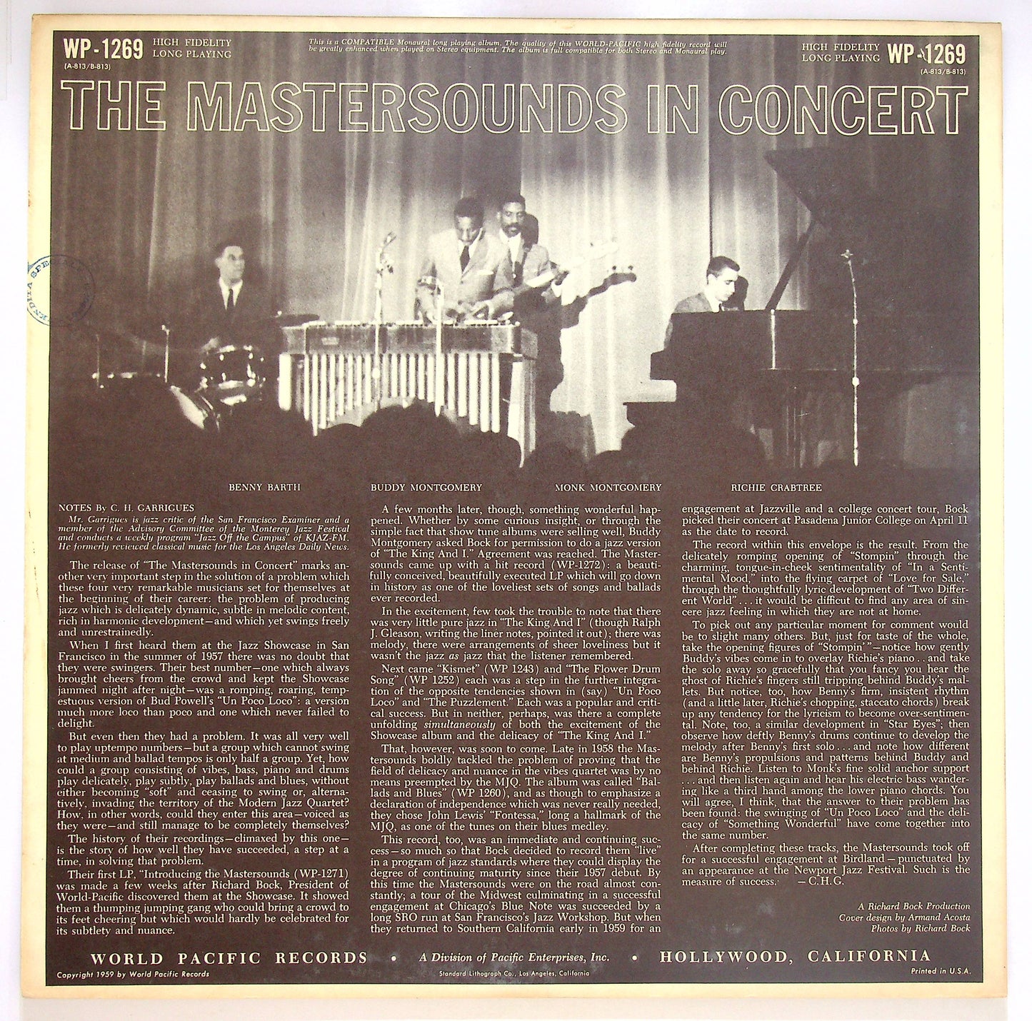 EBOND The Mastersounds - In Concert Vinile V075002