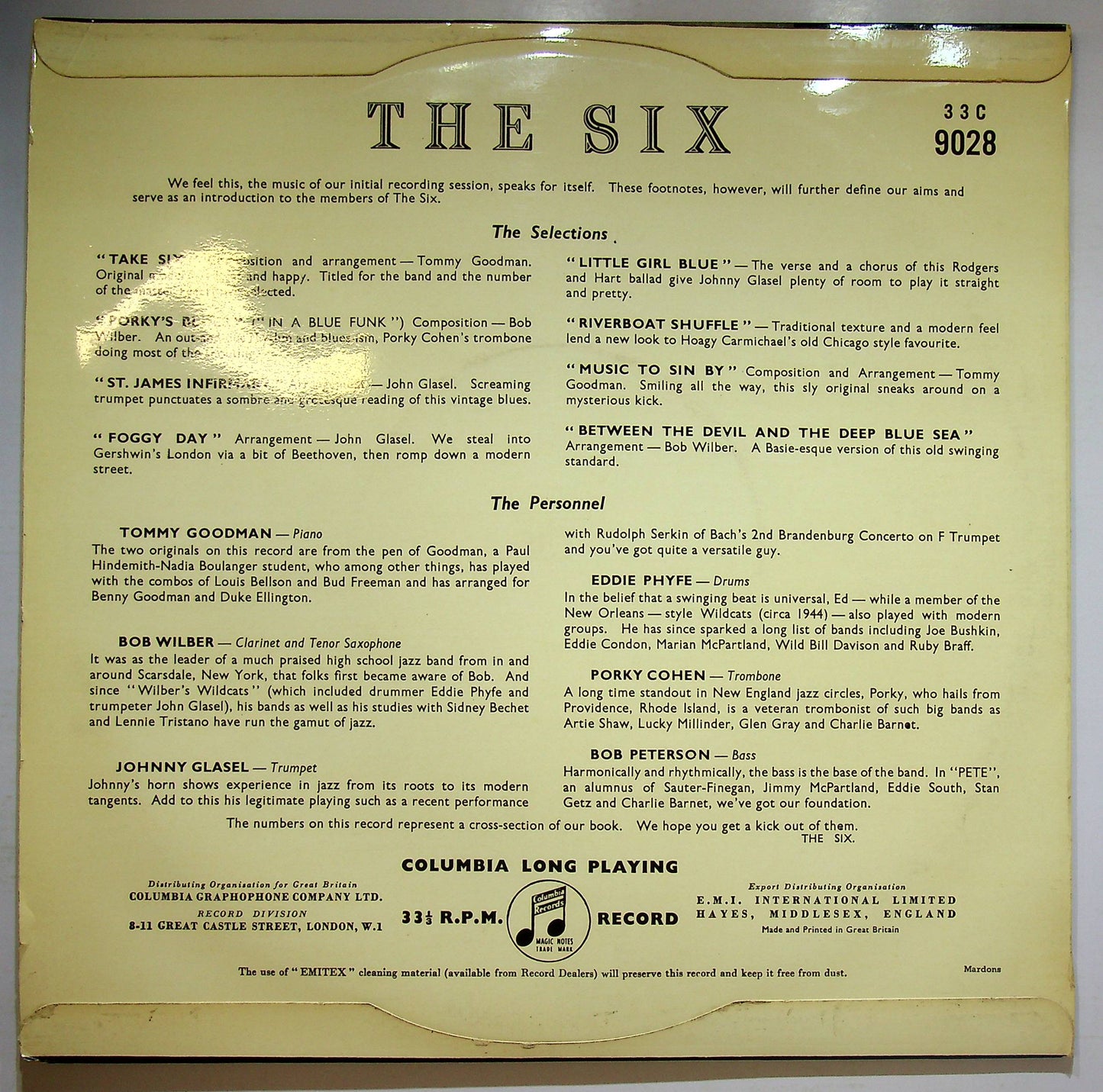 EBOND The Six - The Six Vinile V075057