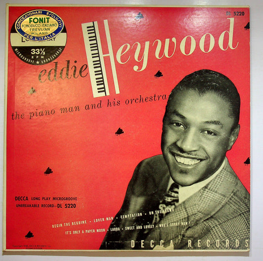 EBOND Eddie Heywood - The Piano Man And His Orchestra Vinile V075060