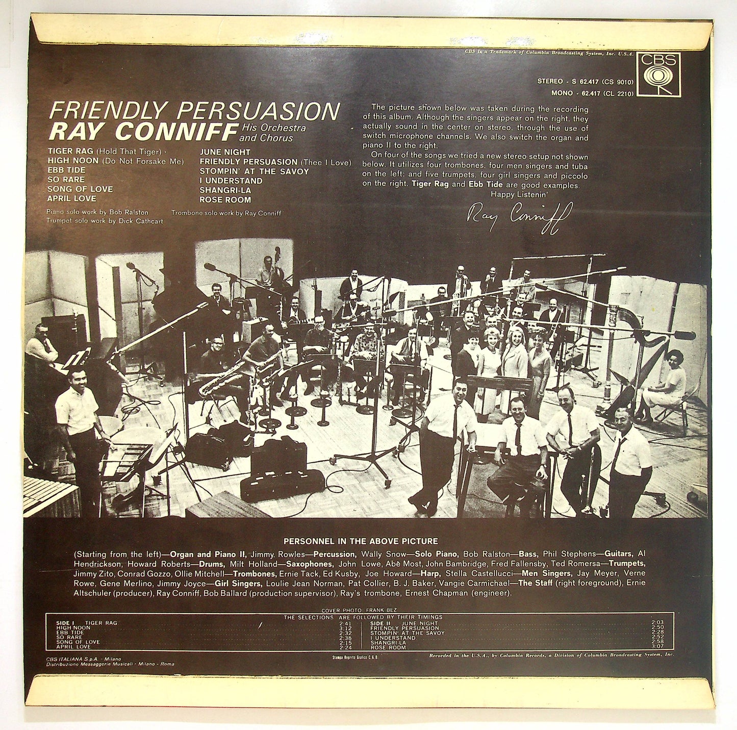 EBOND Ray Conniff His Orchestra And Chorus - Friendly Persuasion Vinile V075069