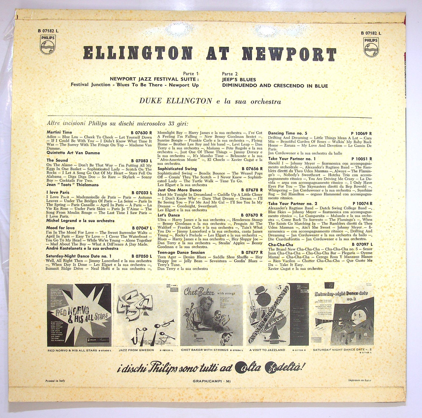 EBOND Duke Ellington E La Sua Orchestra - Ellington At Newport Vinile V075088