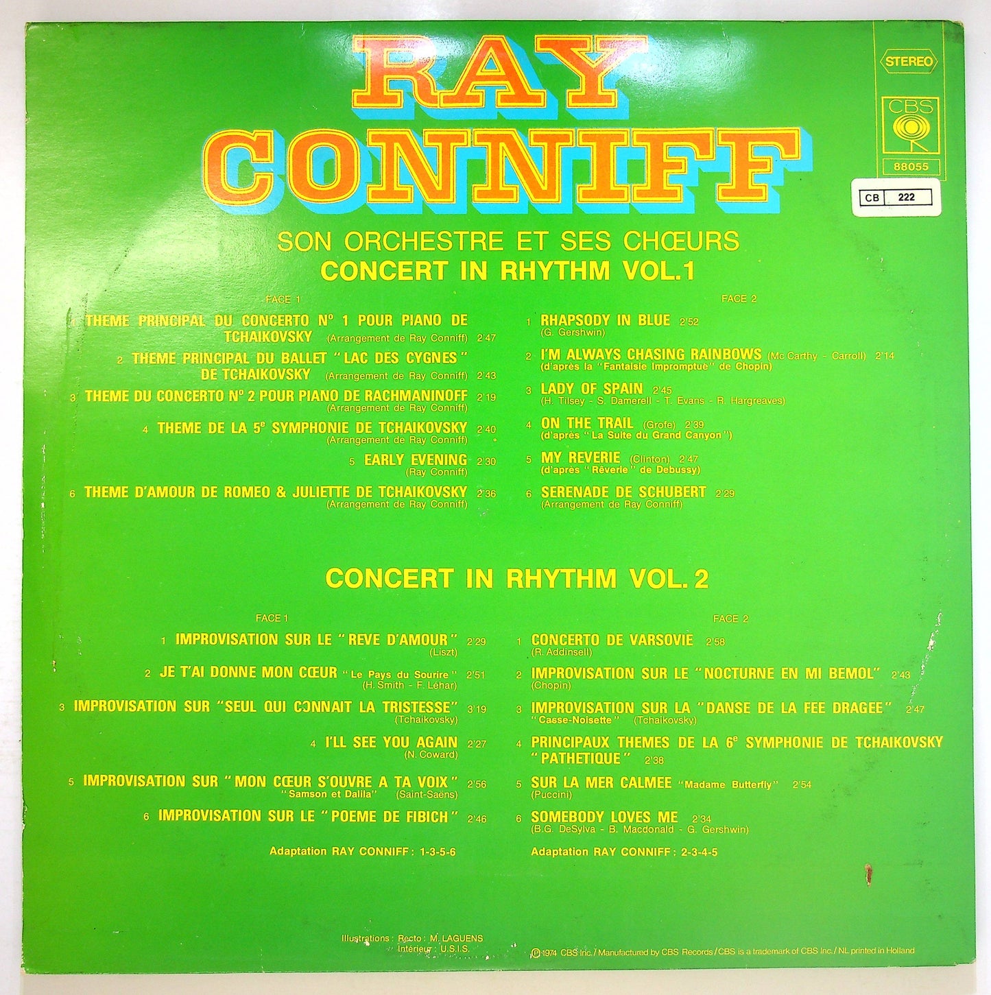 EBOND Ray Conniff - Concert In Rhythm Vol.1 - Vol.2 Vinile V075133